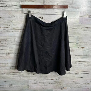 Topshop gray a-line  skirt size 6 mini